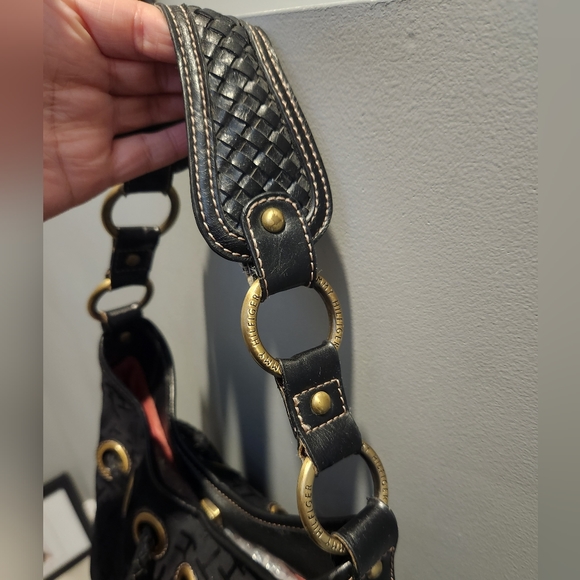 Vintage Tommy Hilfiger Black Shoulder Purse - Picture 6 of 9